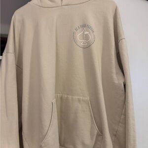 BE A GOOD PERSON X PINS AND ACES RELAX HOOD HOODIE - CREAM